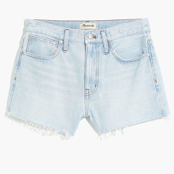 NWT Madewell Relaxed Denim Shorts in Essen Wash Sz 31 - Picture 1 of 9